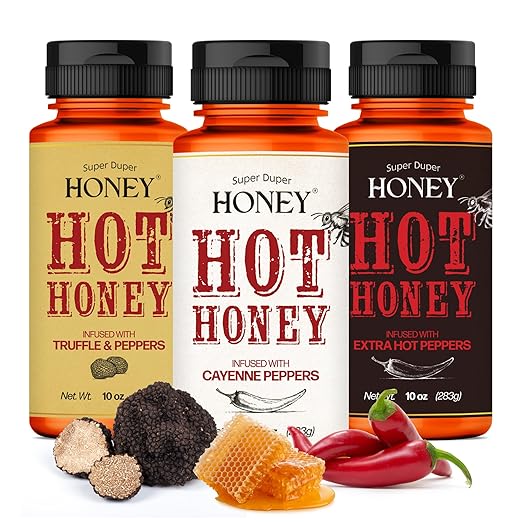 Hot Honey Extra Hot Peppers, Truffle & Cayenne