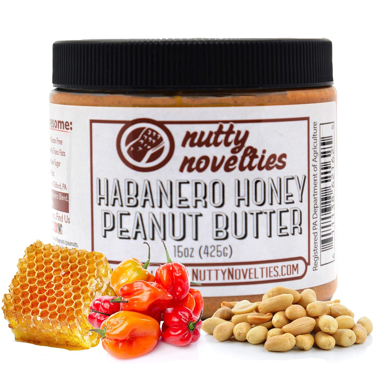 Nutty Novelties Habanero Honey Peanut Butter